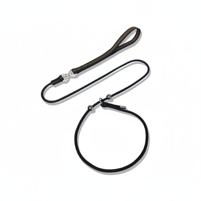 Professional Anti-pulling and Anti-tangling Dog Training P-chain Leash for Small Dogs and Puppies - Competition Level