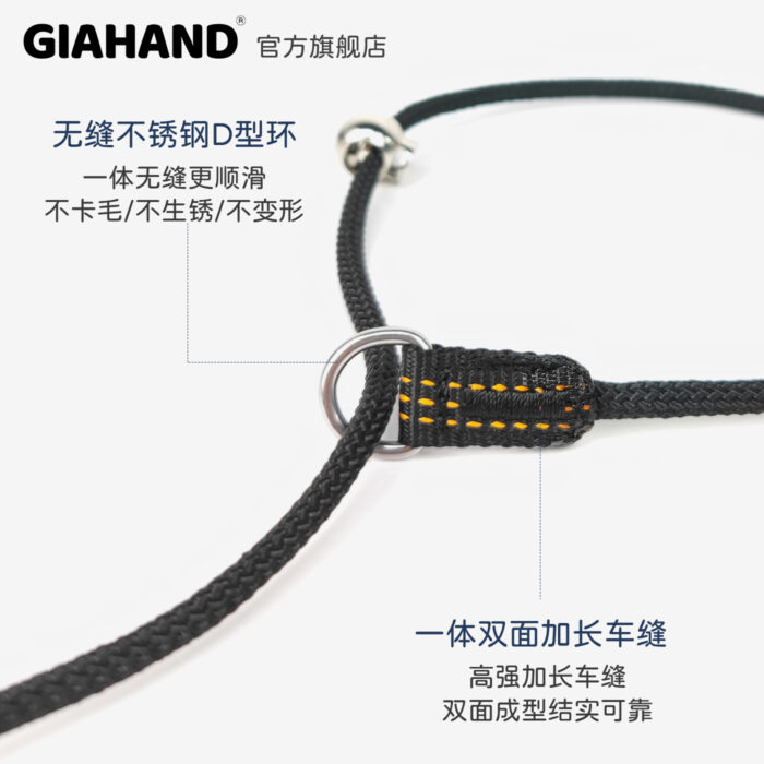 GIAHAND P-Chain Dog Leash for Small & Medium Dogs - Anti-Pull, Professional Training & Show-Quality