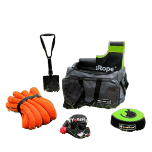 Deluxe Off-Road Tow Rope Kit - Complete with Tree Hugger, Tow Flag, Soft Shackle & Dedicated Towing Equipment