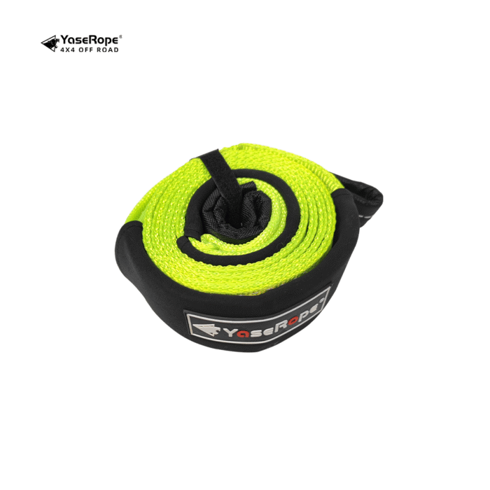 Off-Road Tow Rope - Polyester Thickened Elastic Extension Strap, Tree Hugger Strap for Safe Rescue Towing